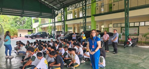 Customer photo review of Mandarin MoveTech® Scrub Top - Women / Cobalt Blue