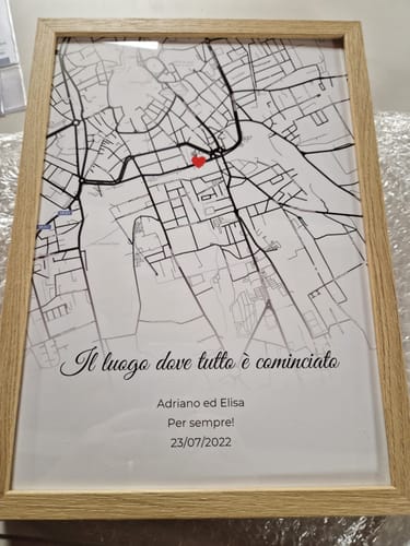 Customer photo review of Il luogo dove tutto è cominciato - Poster Personalizzato