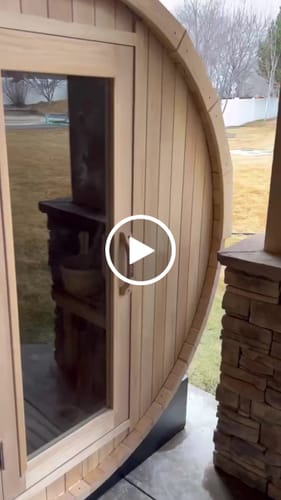 Customer video review of Smartmak® 2 People Barrel Sauna Kit - Barrel 1