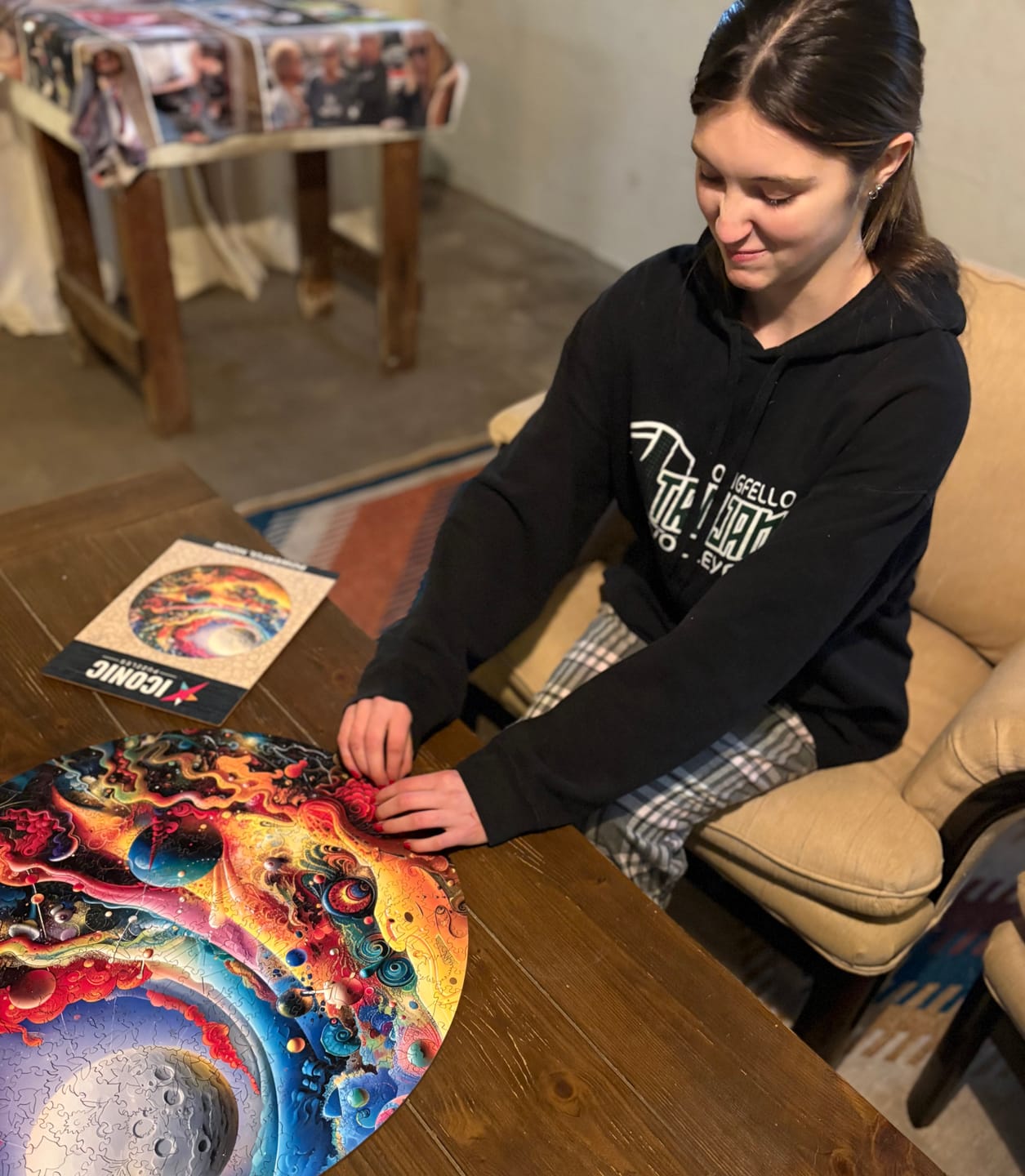 Customer photo review of Powerful Moon - Wooden Puzzle