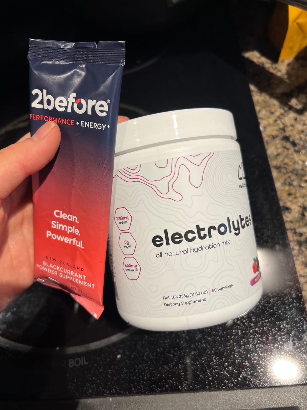 Customer photo review of Blackcurrant Pre Workout - Caffeinated