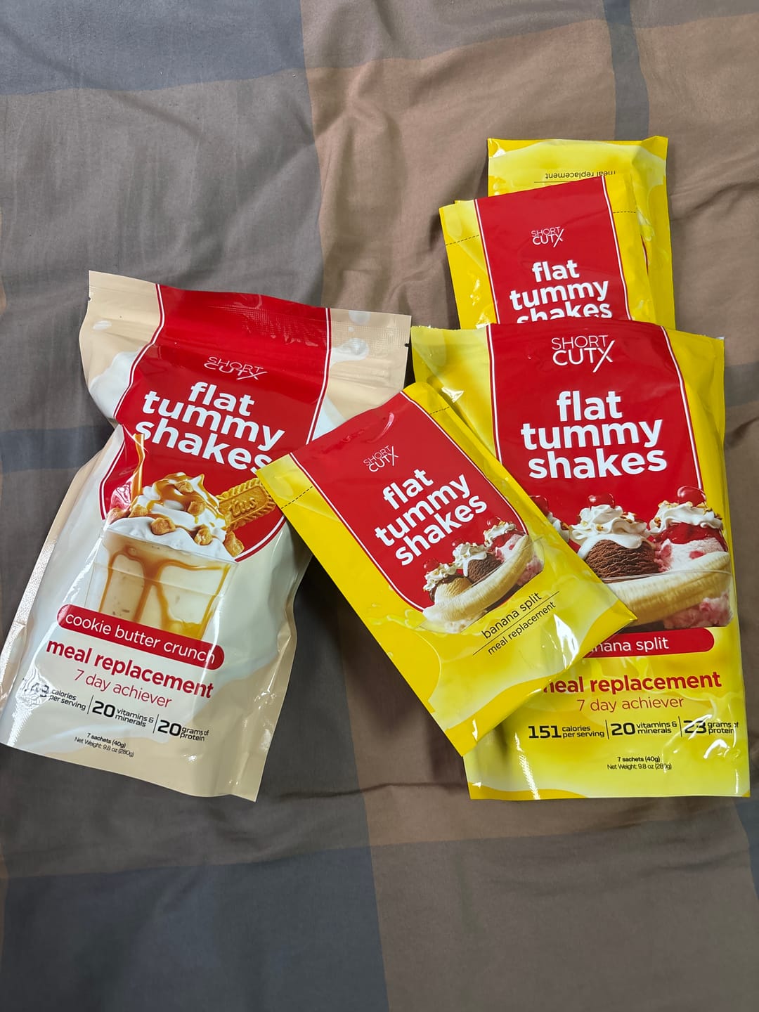 Customer photo review of Shortcutx Flat Tummy Shakes: Cookie Butter Crunch
