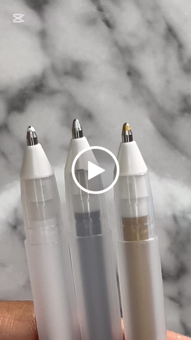 Customer video review of Sakura Gelly Roll - Set 3 Lápices Tinta Gel Metallic & White