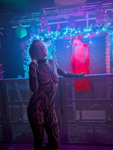 Customer photo review of Worship Night Mesh Costume