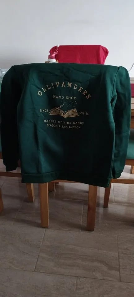 Customer photo review of Harry Potter Ollivanders Wand Shop Sweatshirt