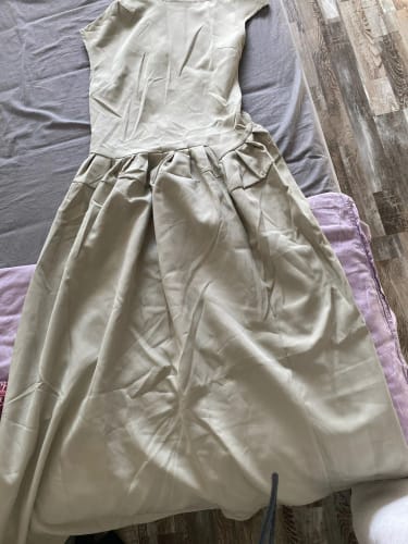 Customer photo review of ROBE SÉRAPHINE - Robe Femme Slim à Col Rond et Style Old Money