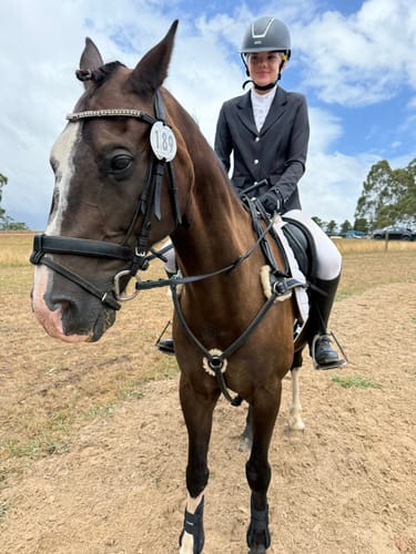 Customer photo review of Cleo Black Stretch Show Jacket