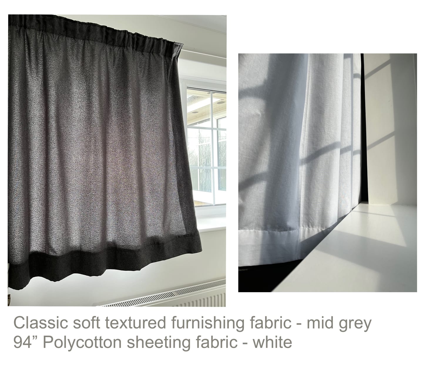 Customer photo review of 94” Polycotton Sheeting Fabric