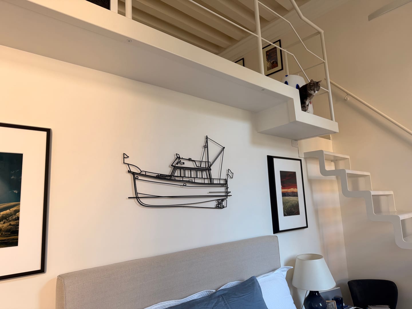 Customer photo review of Banks 32 Silhouette Metal Wall Art