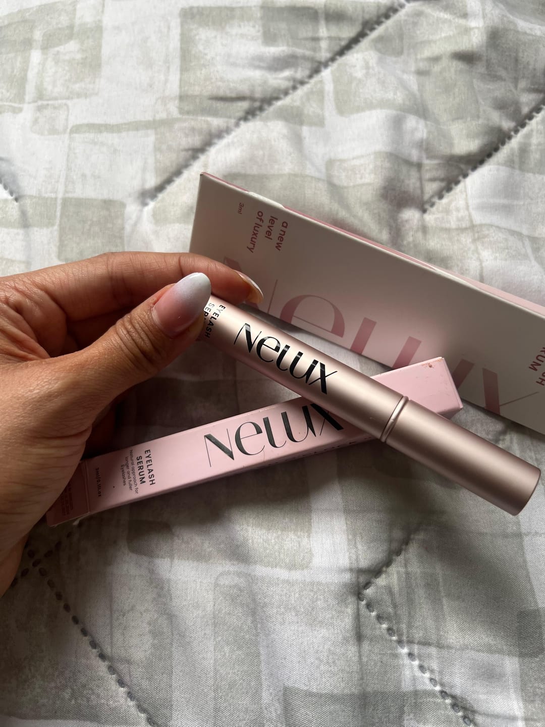 Customer photo review of Eyelash Growth Serum