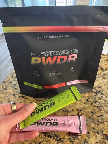 Customer photo review of ELECTROLYTE PWDR