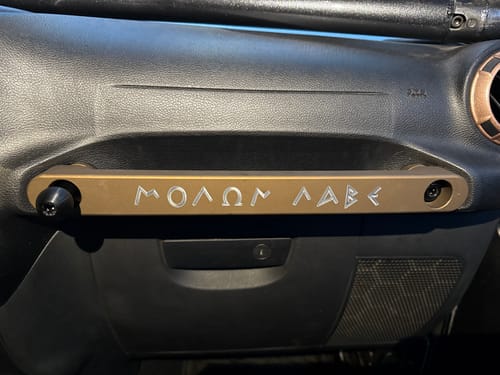 Customer photo review of TJ / LJ Grab Bar