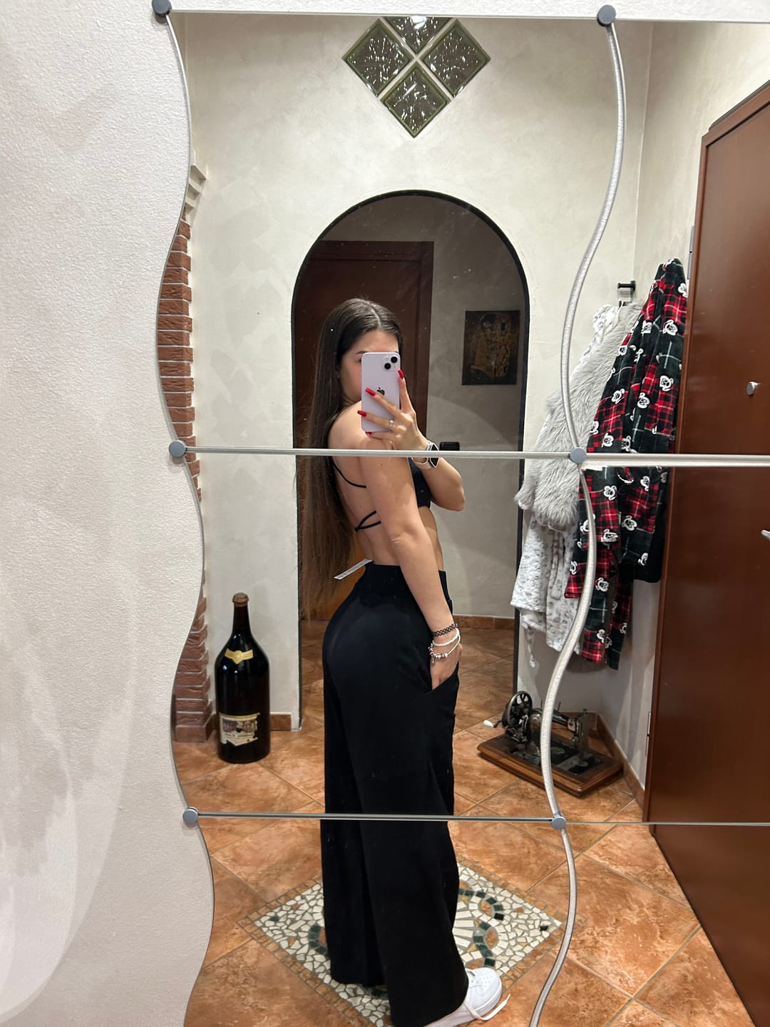 Customer photo review of Pantalone Baggy Ikonic FW 24/25 Nero