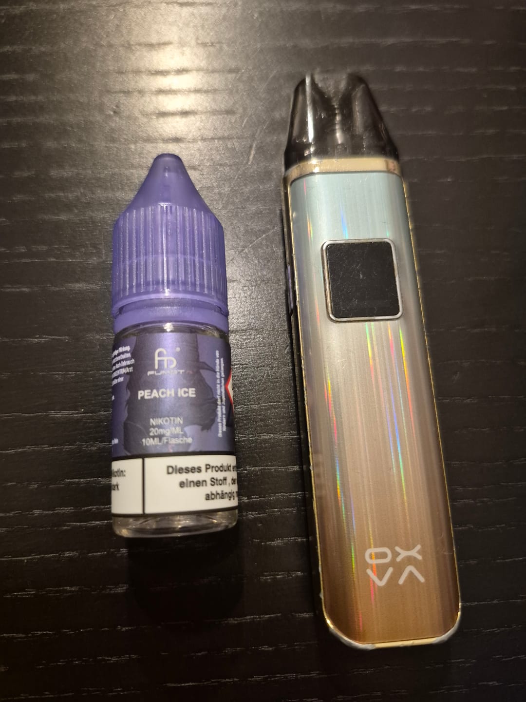 Customer photo review of Fumot RandM Tornado 7000 Liquid Peach Ice