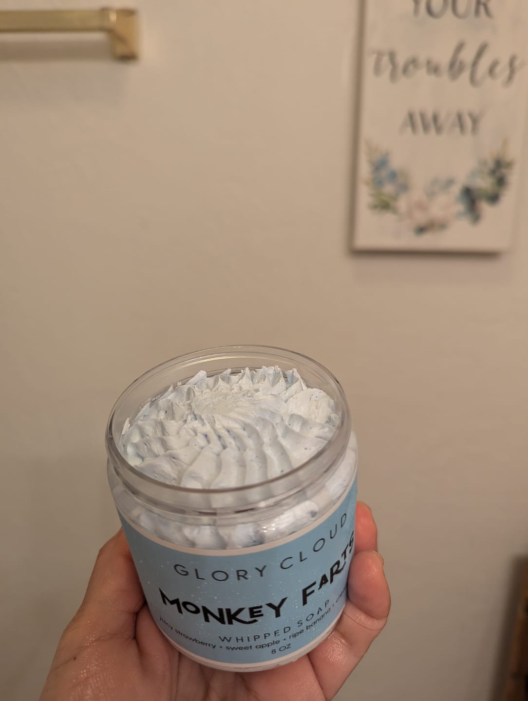 Customer photo review of Monkey Farts - Cloud Soap