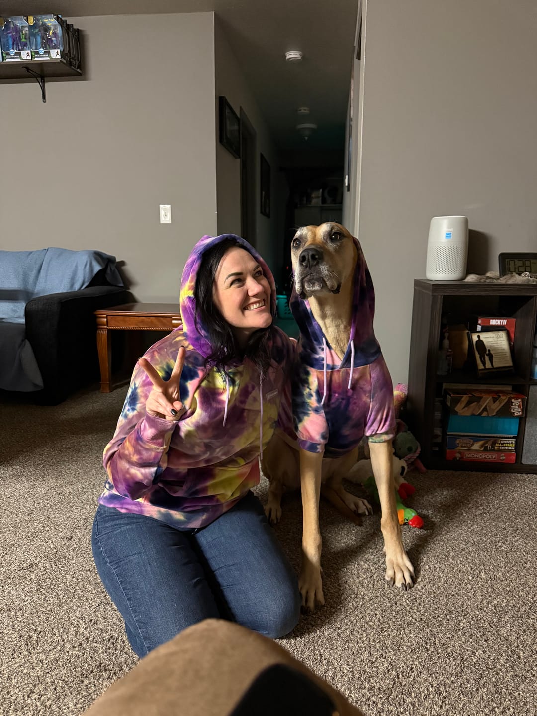 Customer photo review of Velvet Human Hoodie - Berry Lemonade