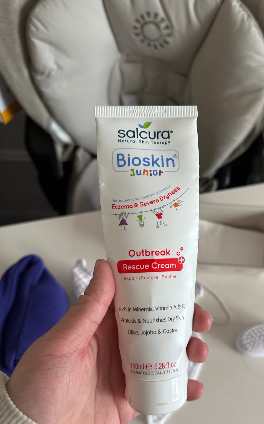 Customer photo review of Bioskin Junior Outbreak Rescue Cream
