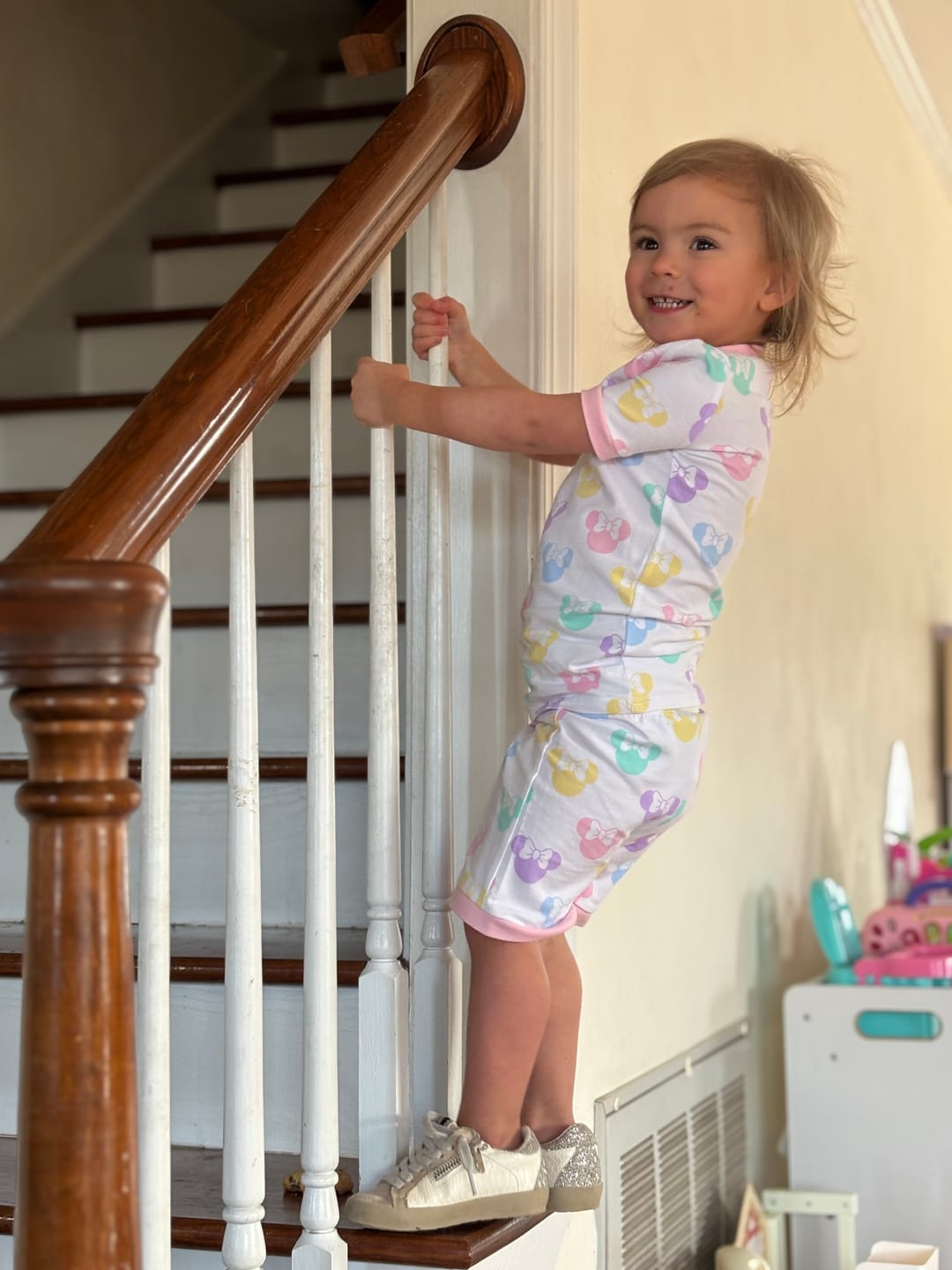 Customer photo review of Pastel Mouse Ears Short Pajamas