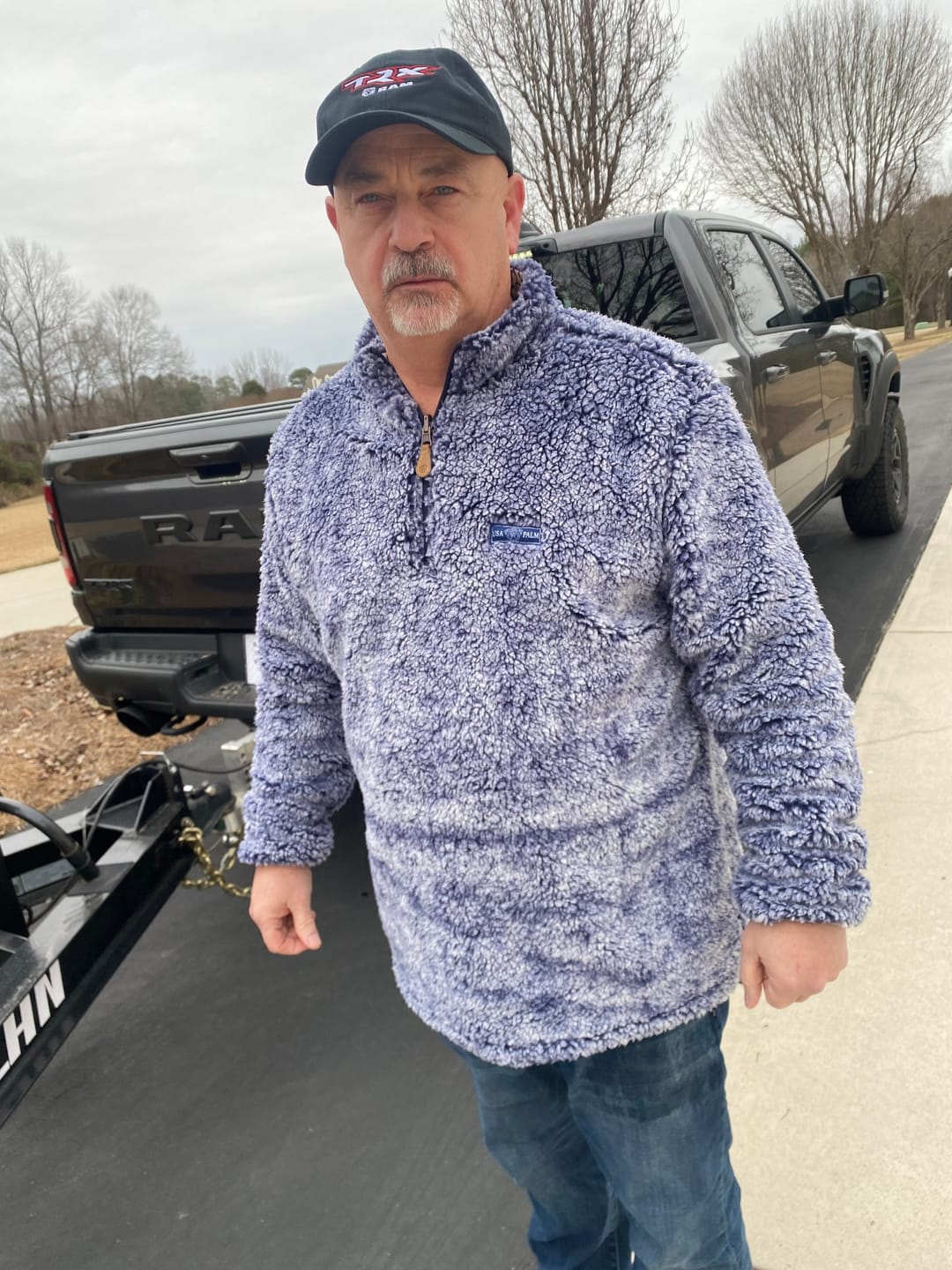 Customer photo review of Reversible Sherpa 1/4 Zip