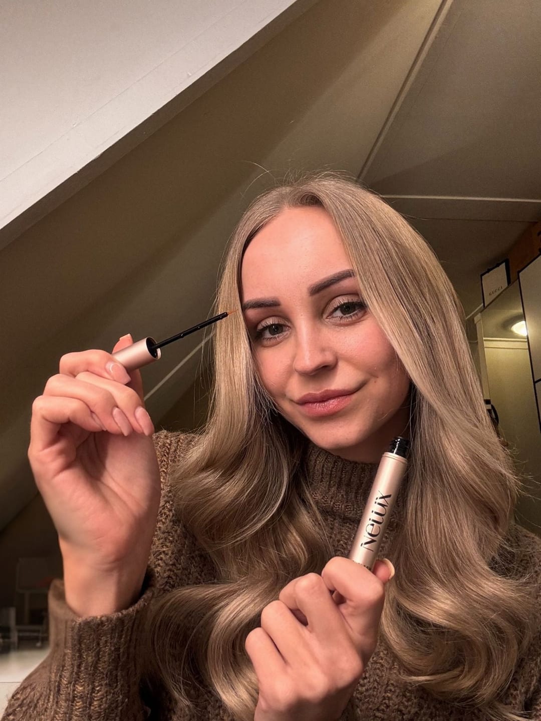 Customer photo review of Eyelash Growth Serum
