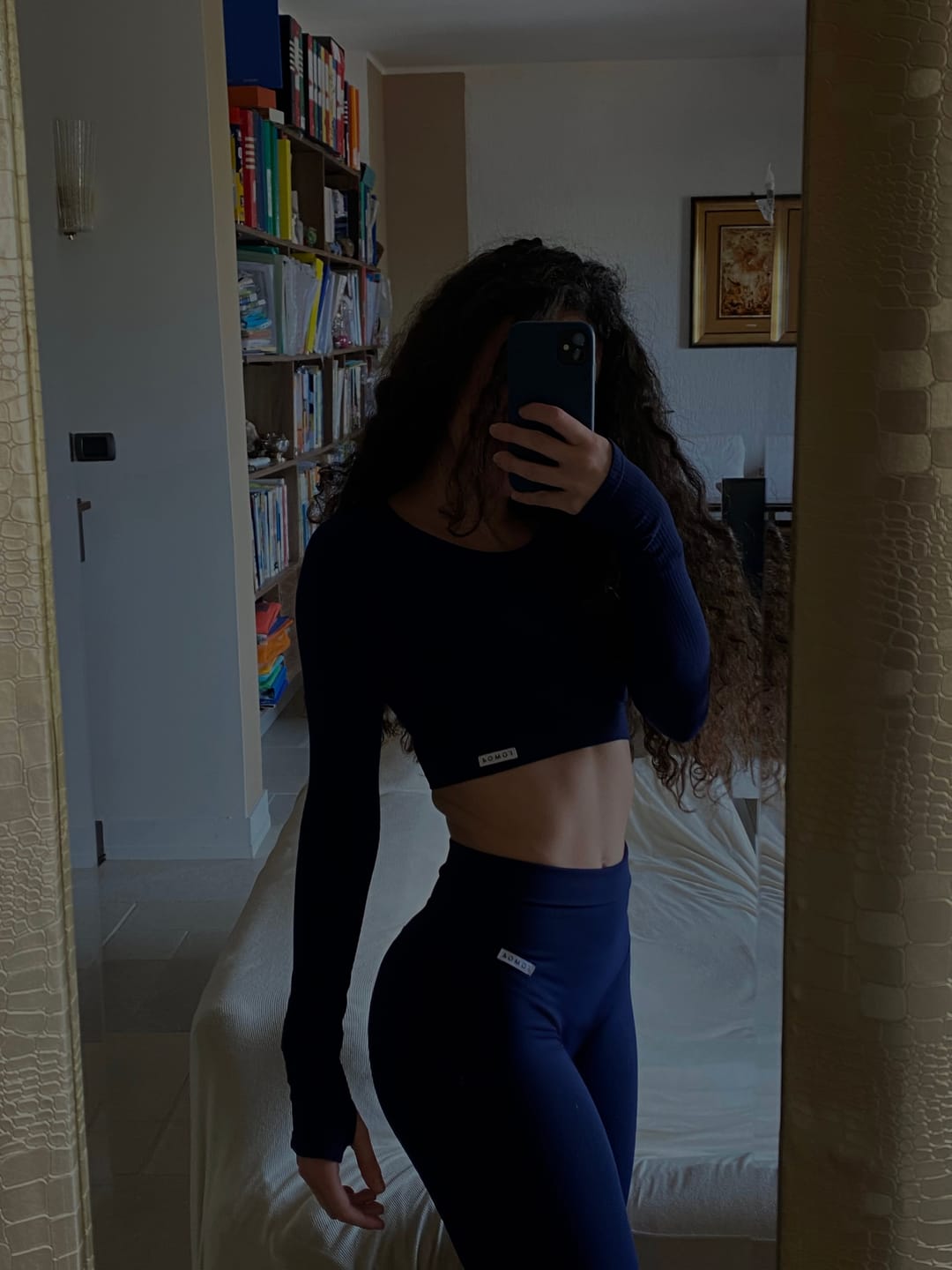 Customer photo review of Bolero Gym Fashion Blu notte