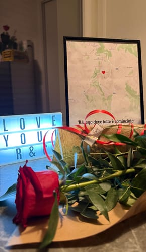 Customer photo review of Il luogo dove tutto è cominciato - Poster Personalizzato