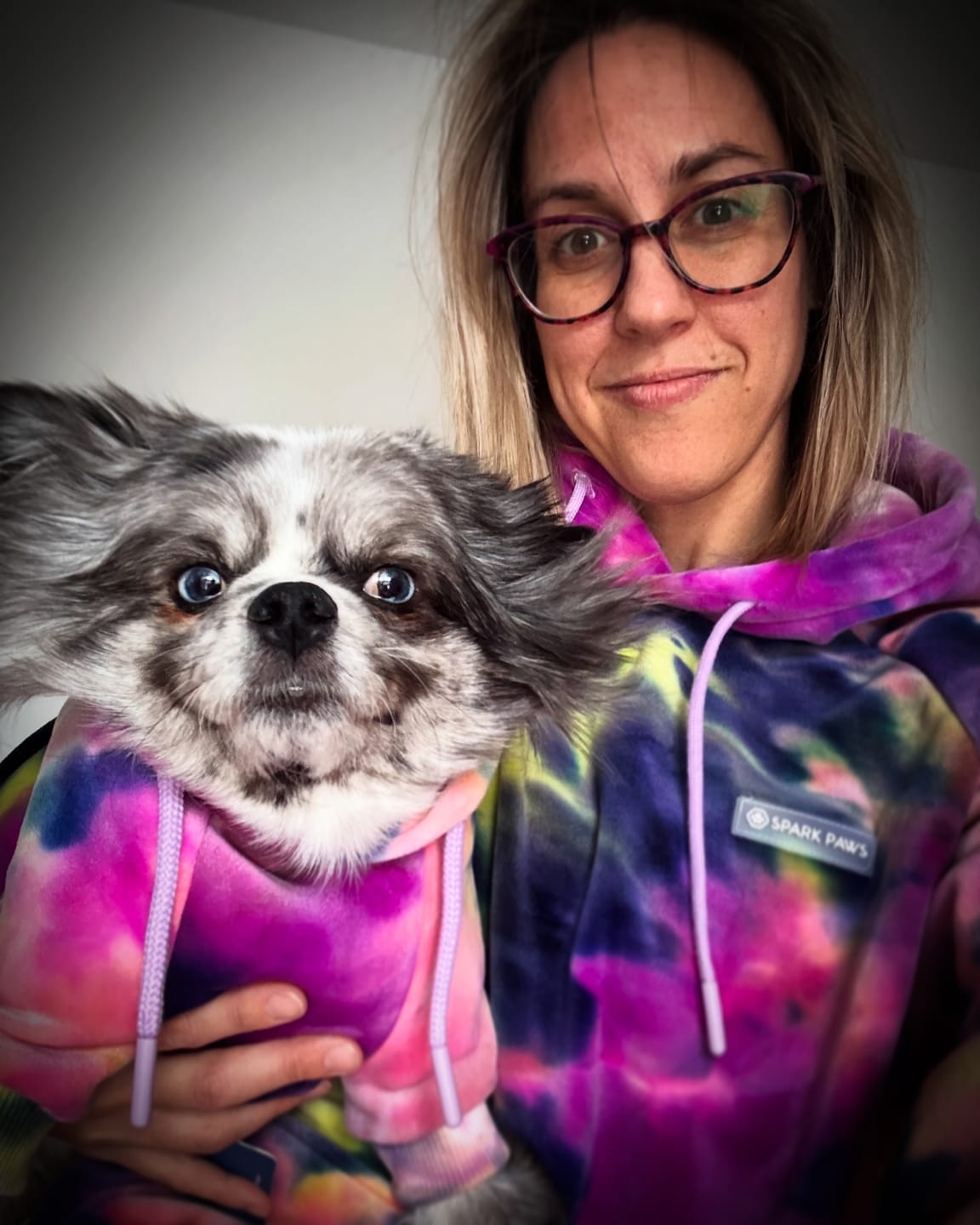 Customer photo review of Velvet Human Hoodie - Berry Lemonade