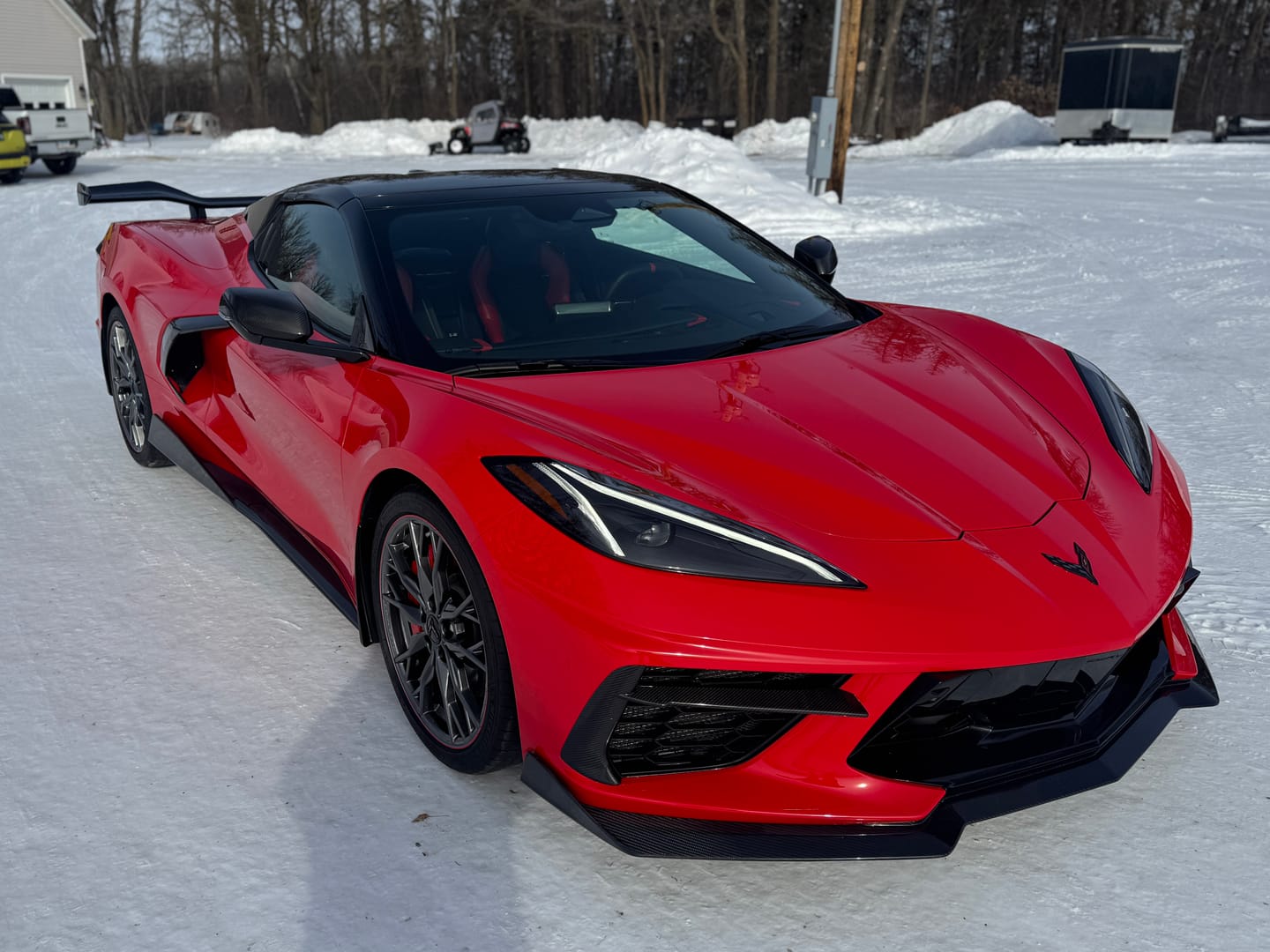 Customer photo review of Corvette C8 Z06 Conversion Rear High Wing