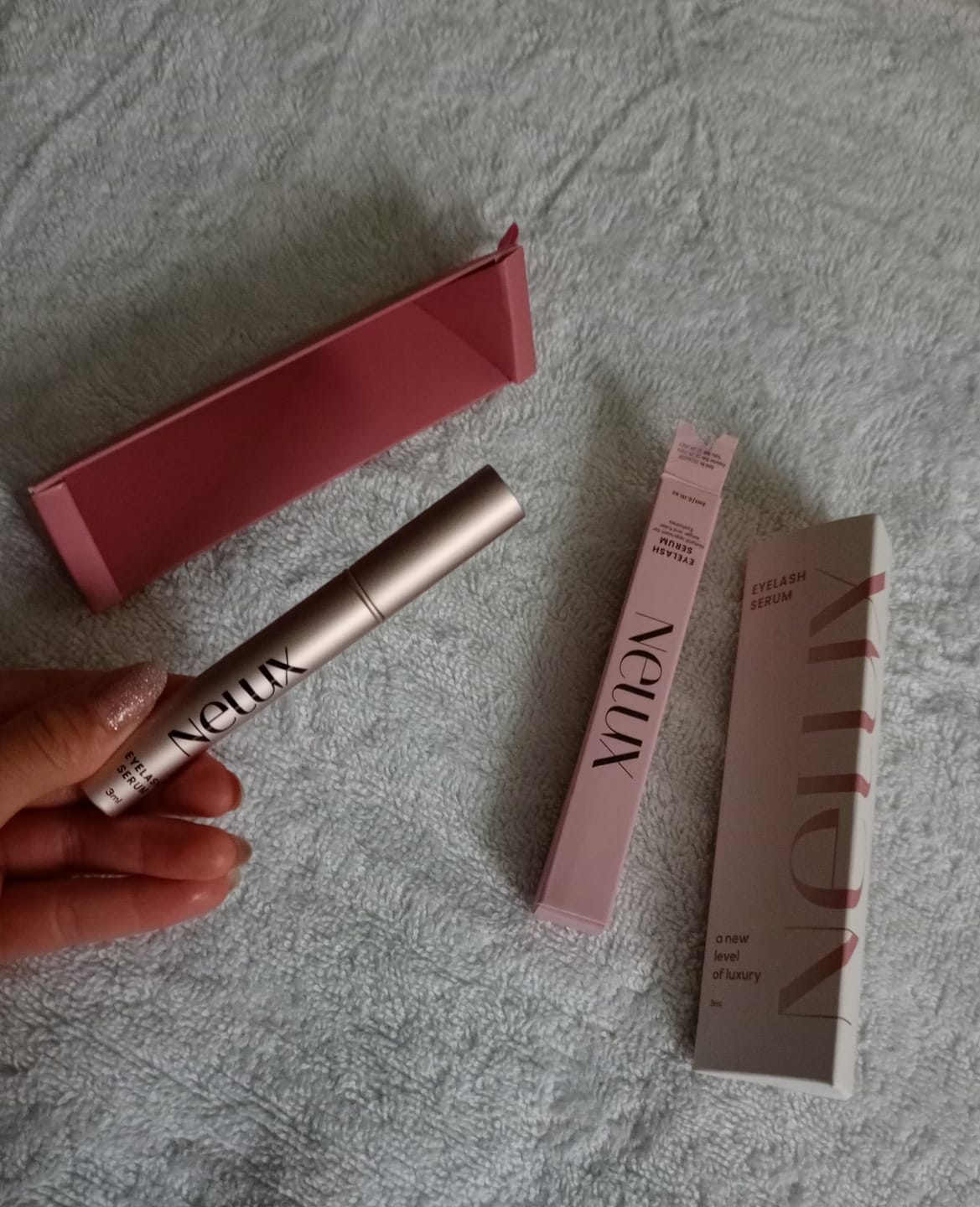 Customer photo review of Eyelash Growth Serum