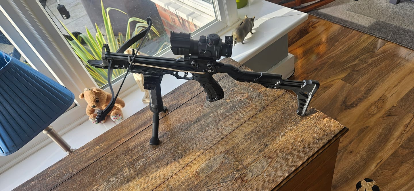 Customer photo review of Op-360 Extendable | Self Cocking | Crossbow 80lb