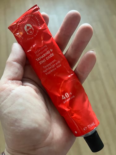Customer photo review of Shielding Sunscreen - Tamarind & Zinc Oxide