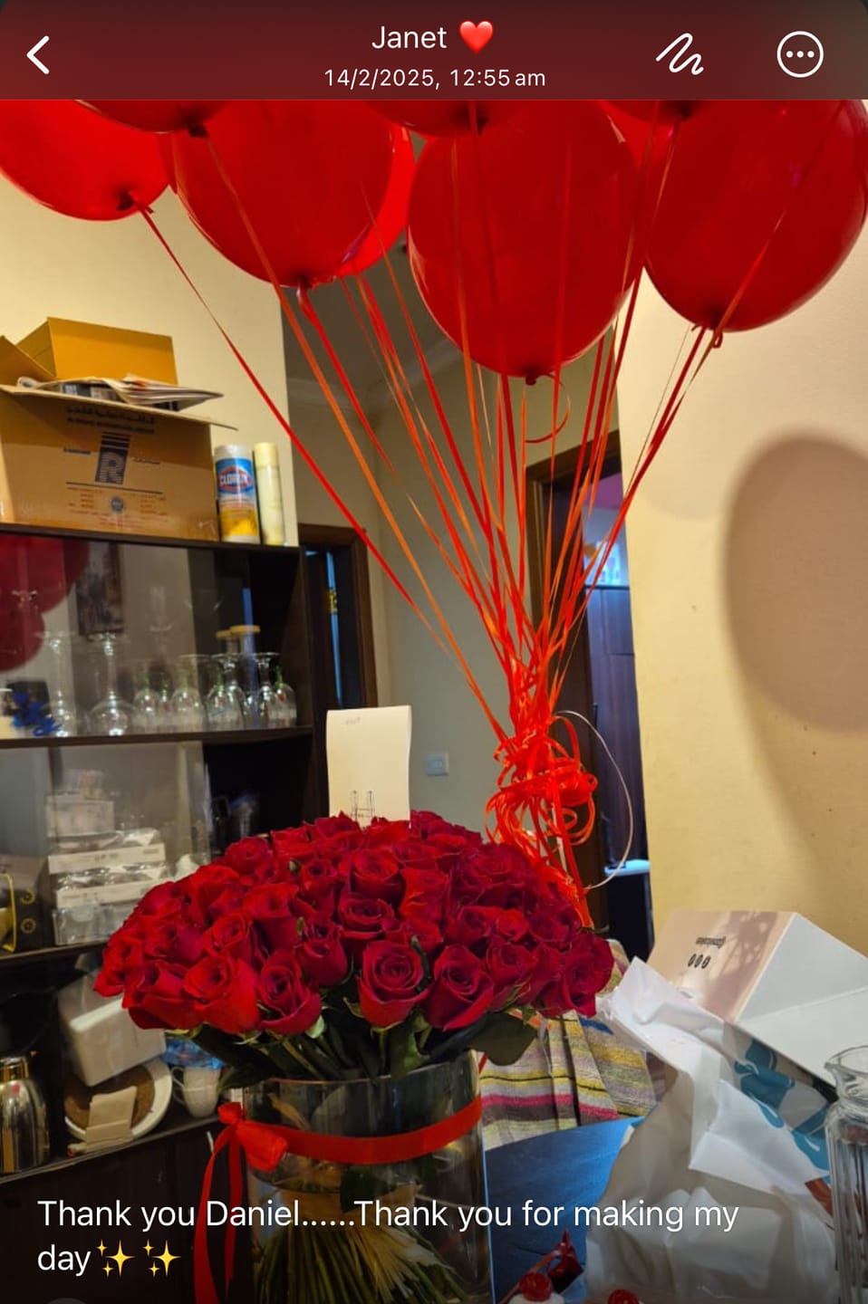 Customer photo review of 100 Stunning Red Roses