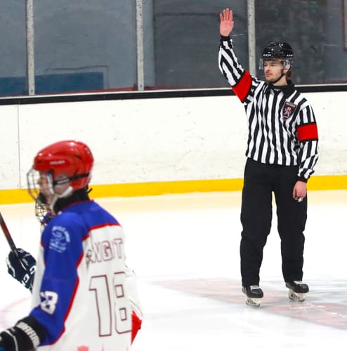 Customer photo review of ZP-PRO HOCKEY REFEREE PADDED PANTS