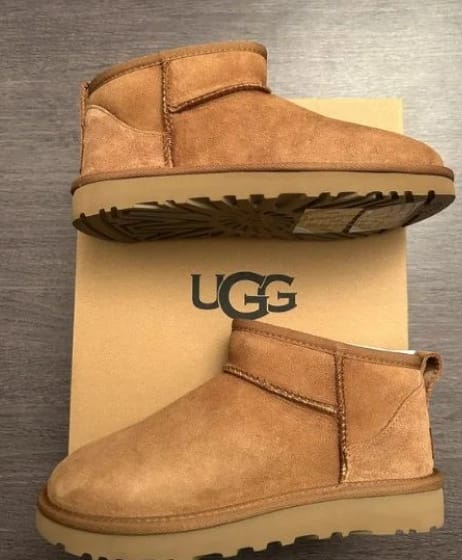 Customer photo review of UGG Classic Ultra Mini Chestnut – Women's