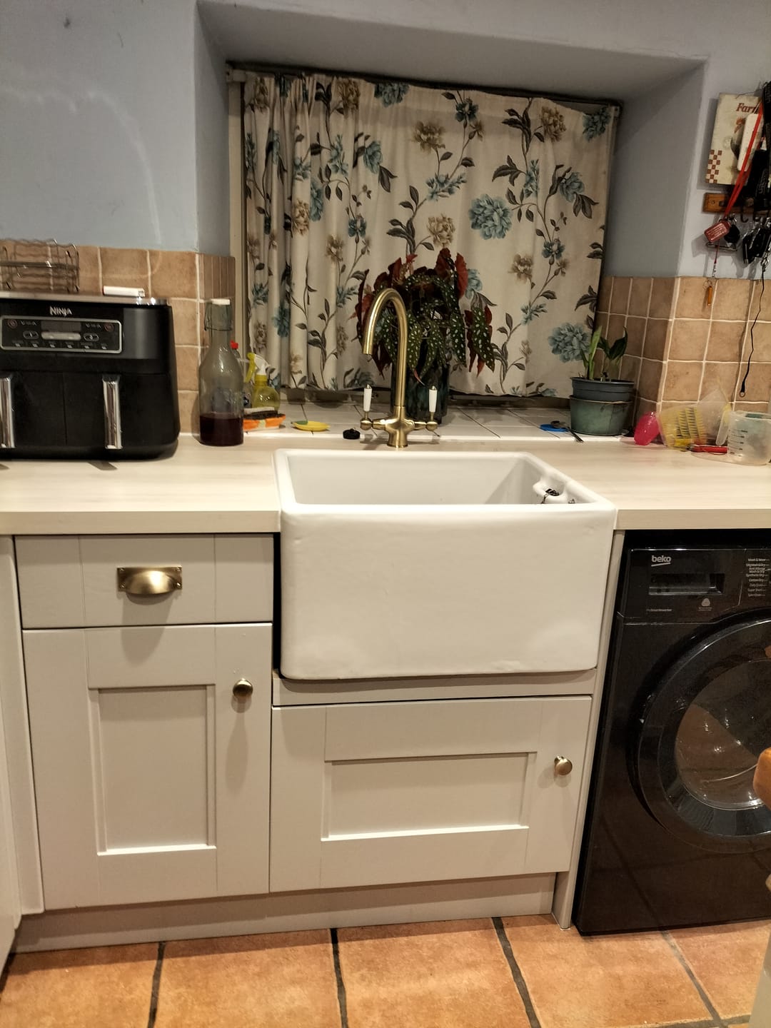 Customer photo review of Classic Aged Brushed Brass Cupboard Handles