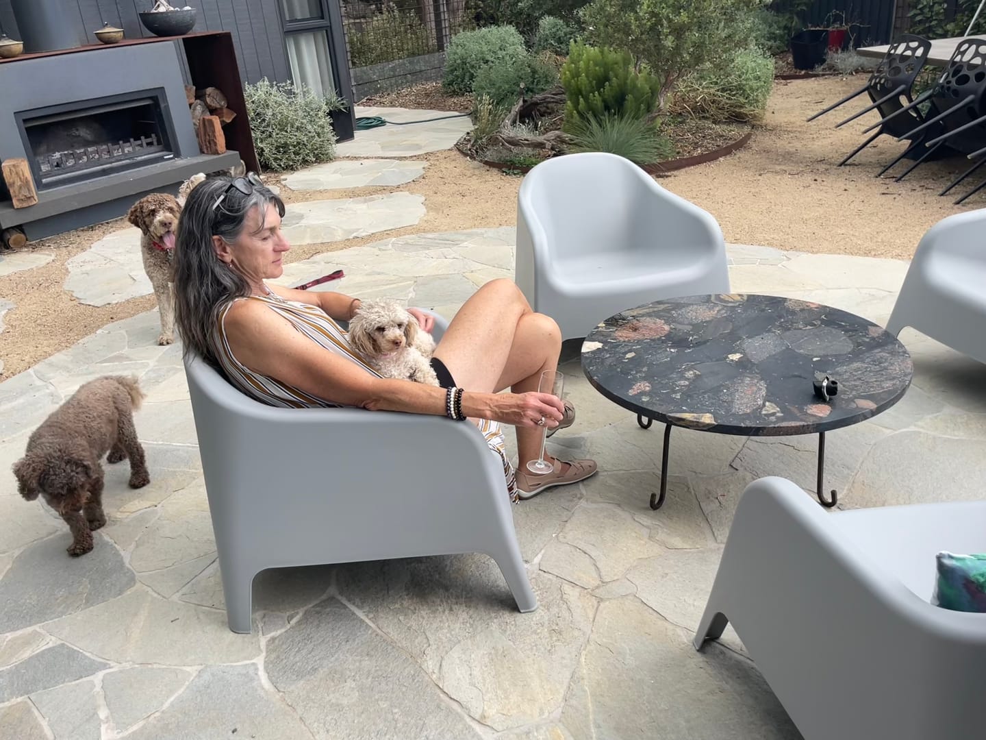 Customer photo review of Bridget Outdoor Tub Chair