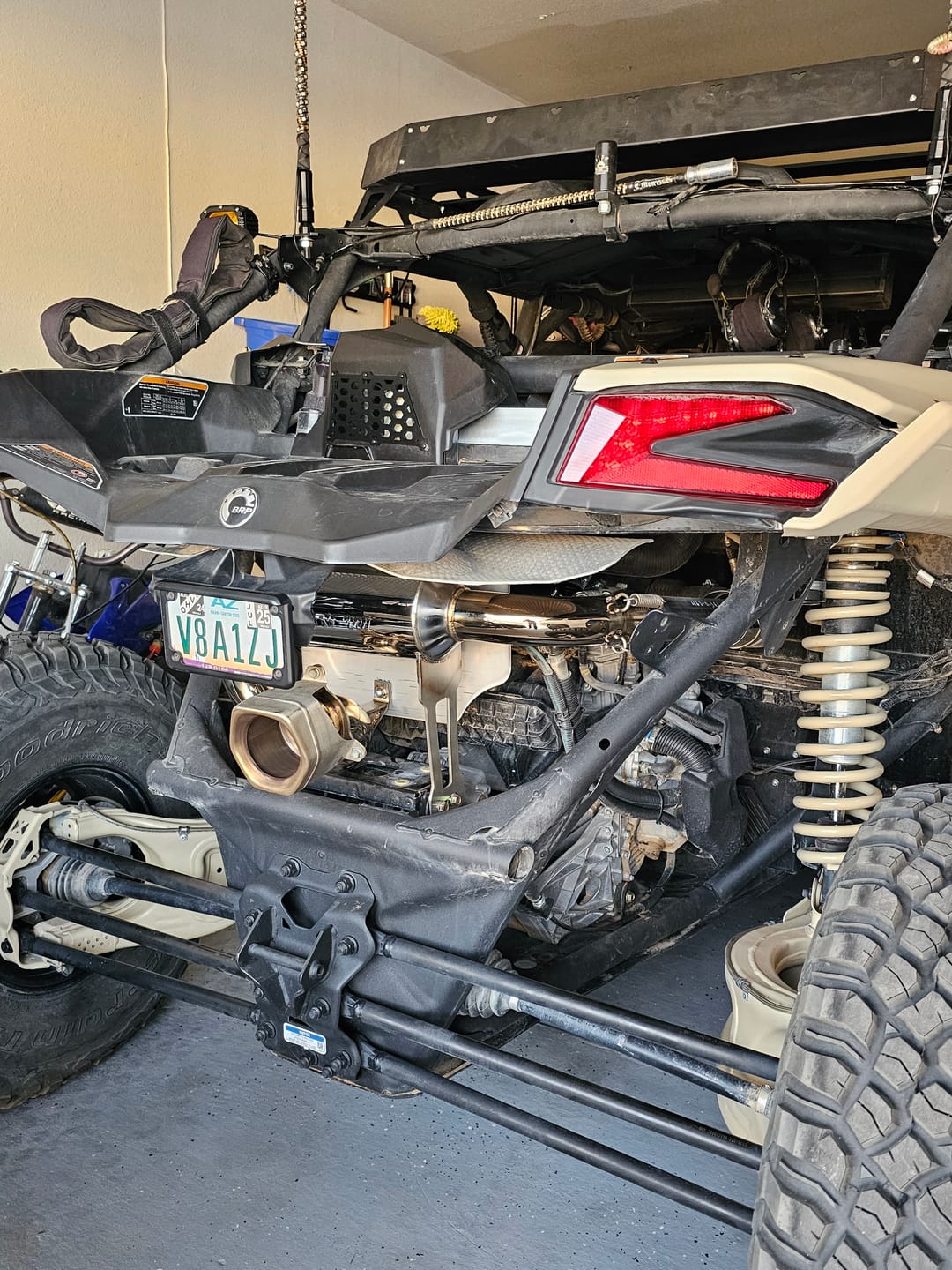 Customer photo review of RPM X3 Slip On Exhaust Sport Muffler Can-Am Maverick X3 Turbo R & RR 2017-2025