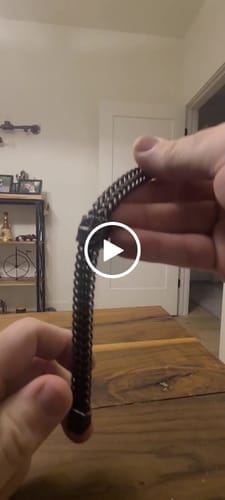 Customer video review of Overcome Evil Compass Chain Bracelet - Helps Pair Veterans With A Service Dog Or Shelter Dog