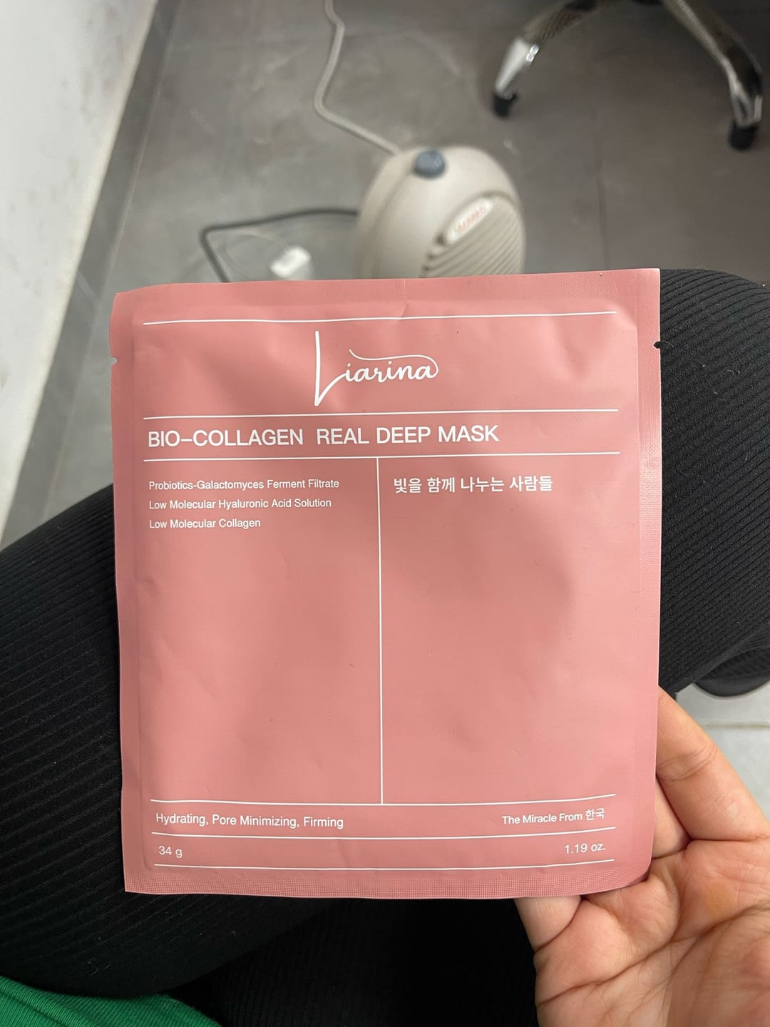Customer photo review of Liarina® Bio Kolajen Maske