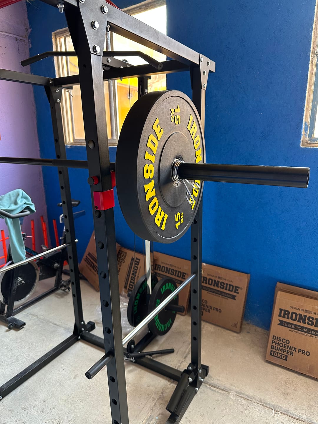 Customer photo review of Discos Olímpicos Pro Bumper IRONSIDE (KG)