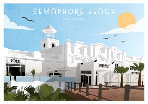 Customer photo review of Custom Vintage Travel Poster