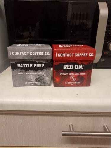 Customer photo review of Single Serve Coffee Bags Bundle