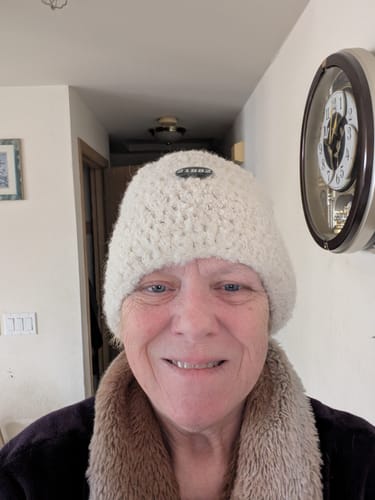 Customer photo review of Boucle Peruvian Hat