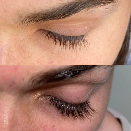 Customer photo review of COSTIQ® LASH SERUM