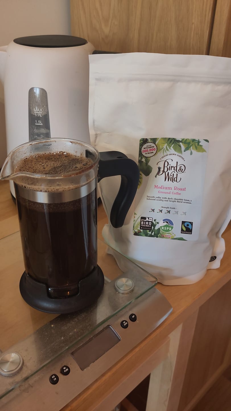 Customer photo review of Medium Roast Fairtrade Organic Coffee, Beans or Ground - 200g, 500g, 1kg