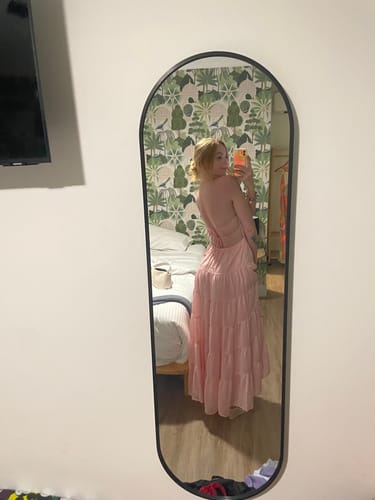 Customer photo review of Penelopy Maxi Dress - Pink