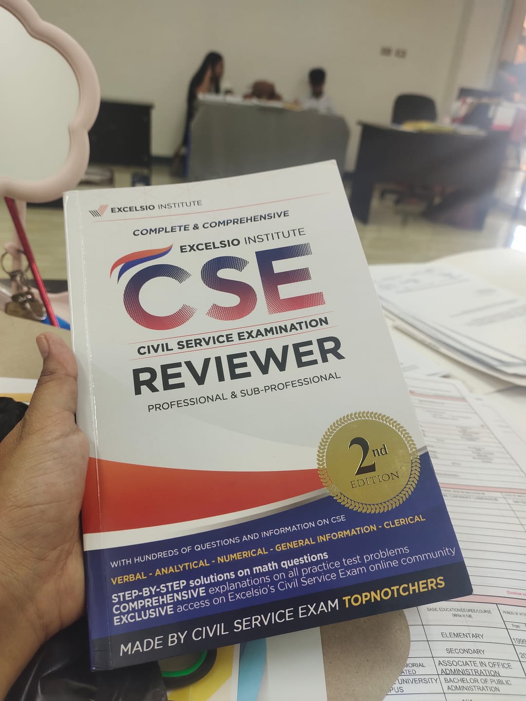 Customer photo review of ULTIMATE ALL-IN-ONE Civil Service Exam Reviewer UPDATED Edition