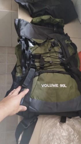 Customer photo review of 50L Trekking Rucksack mit Regenhülle - Multifunktional für Outdoor-Aktivitäten