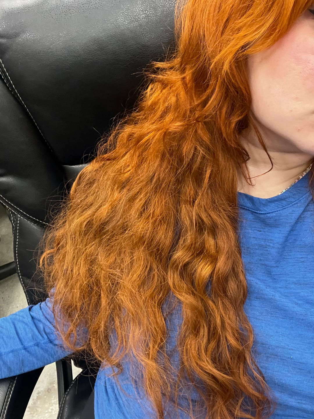 Customer photo review of Raw Indian Loose Curly Hair