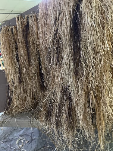 Customer photo review of Hunting Blind Raffia Grass (Pack)